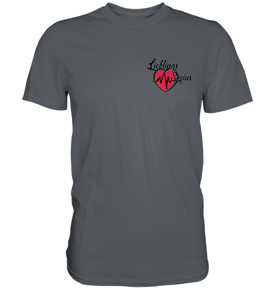 Herz mit Pulsschlag - Lieblings Sozius - Premium Shirt