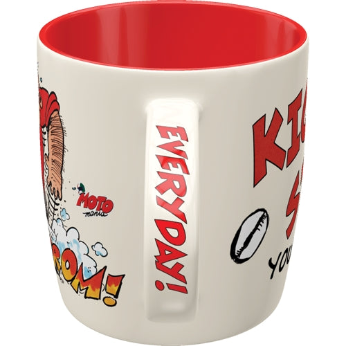 MOTOmania - Kick Start your Day! Keramik-Tasse 330ml