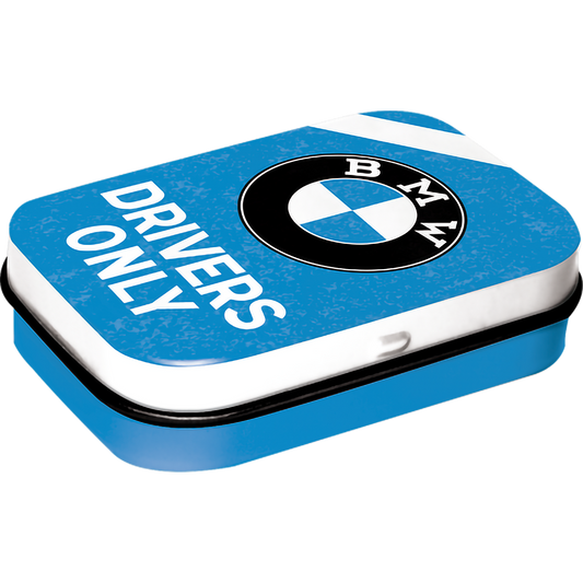 Pillendose - BMW Drivers only mit Pfefferminz