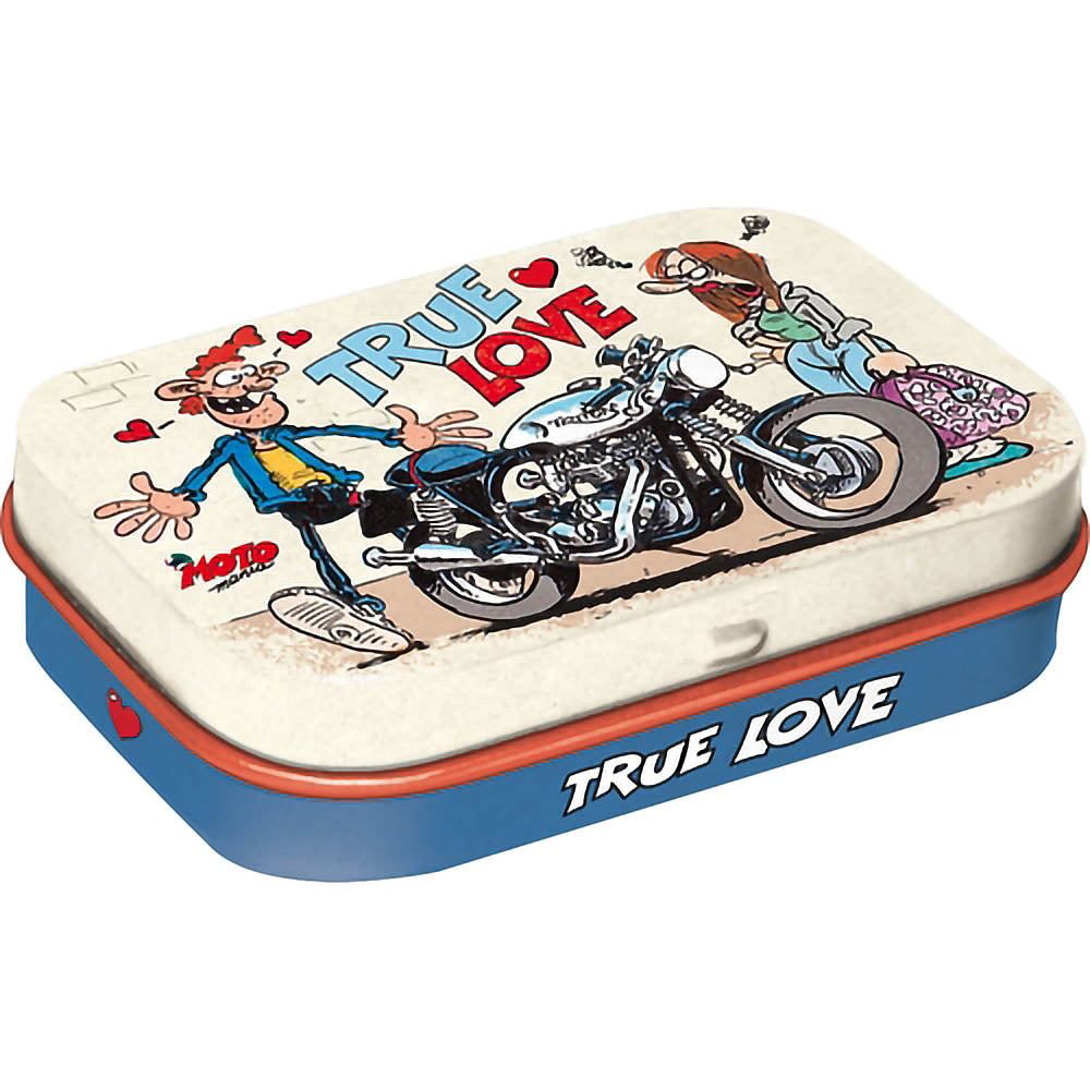 Pillendose mit Pfefferminz - MOTOmania - True Love