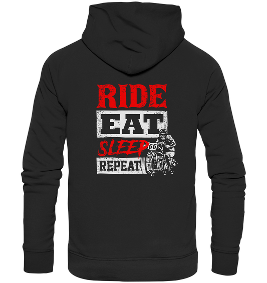 Ride, eat, sleep, repeat - Premium Unisex Hoodie