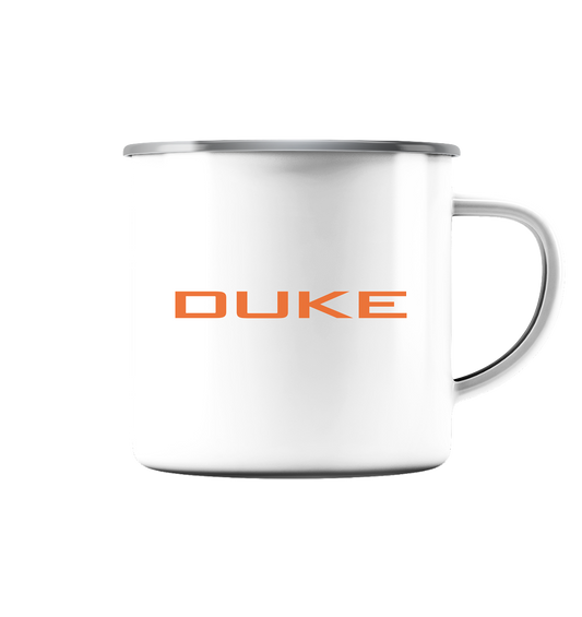 Duke - Emaille Tasse (Silber)