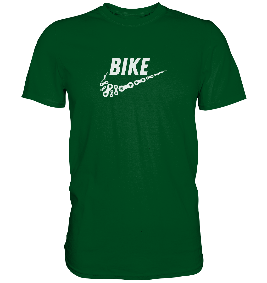 Stylisches Bike Motive mit Kette - Premium unisex Shirt