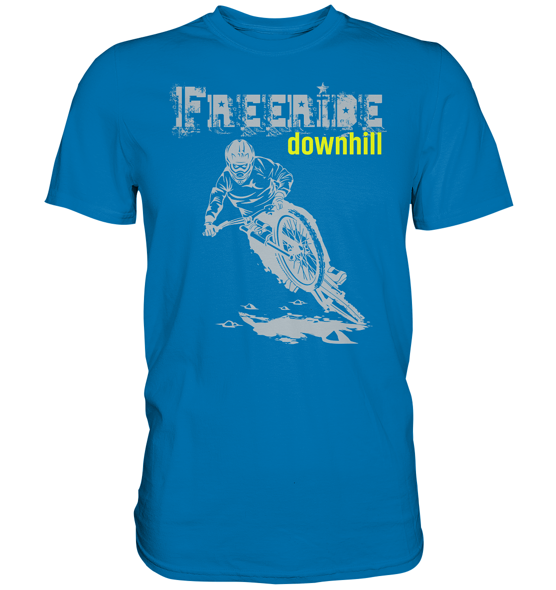Freeride downhill Bikershirt - Premium unisex Shirt