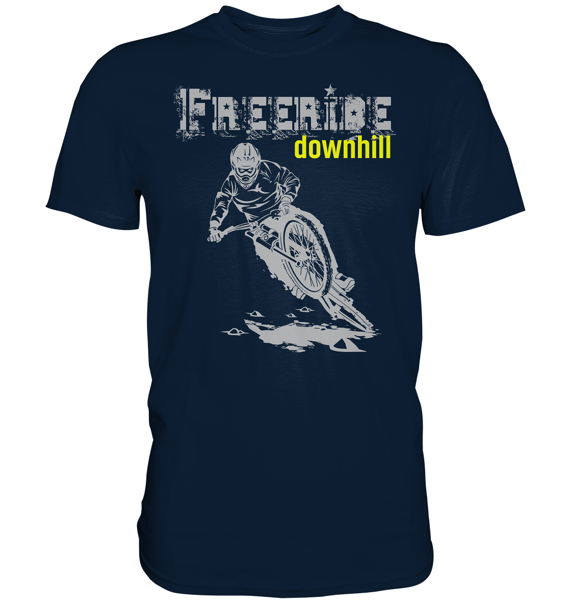 Freeride downhill Bikershirt - Premium unisex Shirt