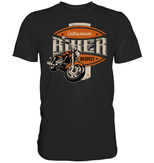 Biker enthusiasm - Premium unisex Shirt