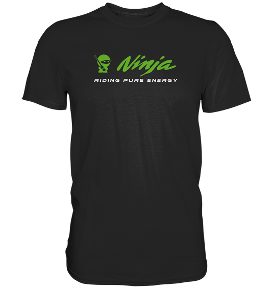 Ninja - riding pure energy - dunkle Shirtfarben - Premium unisex Shirt