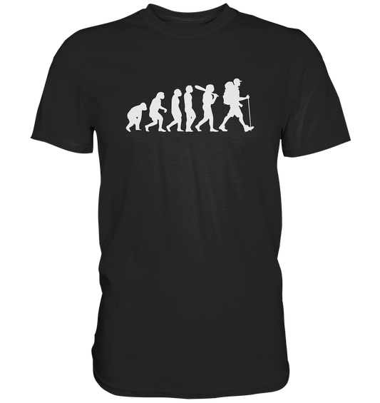 Wanderer - Die Evolution des Menschen - Premium unisex Shirt