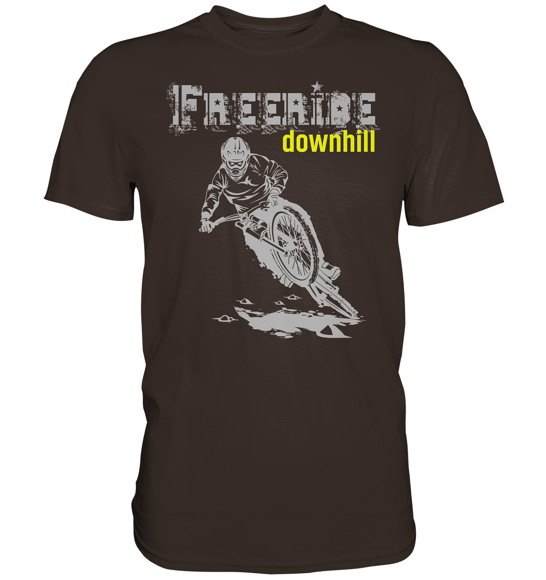 Freeride downhill Bikershirt - Premium unisex Shirt