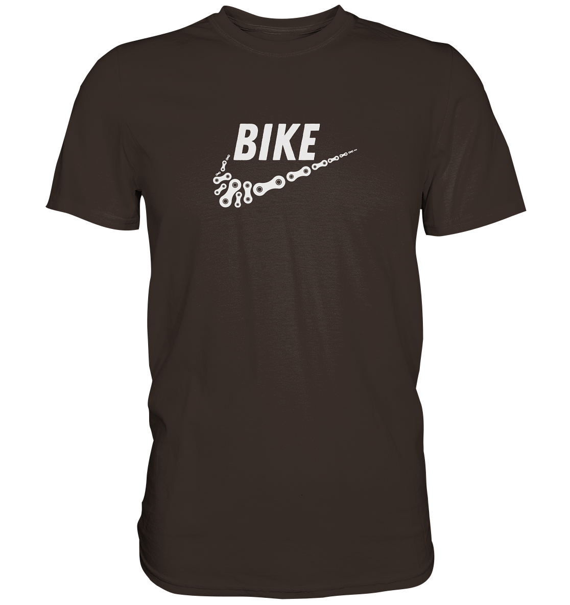 Stylisches Bike Motive mit Kette - Premium unisex Shirt