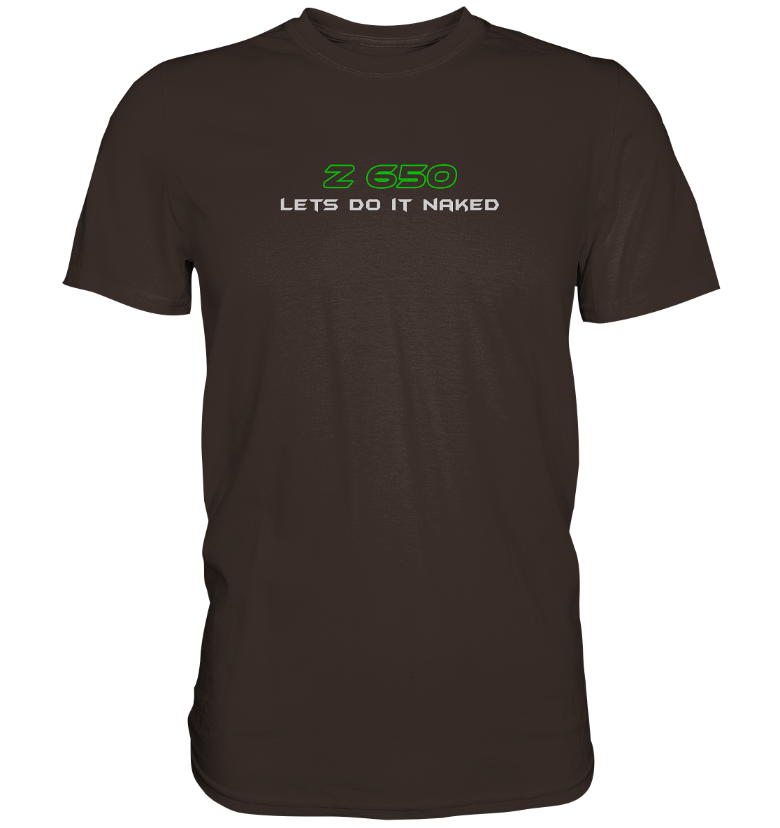 Z650 lets do it naked - Premium unisex Shirt