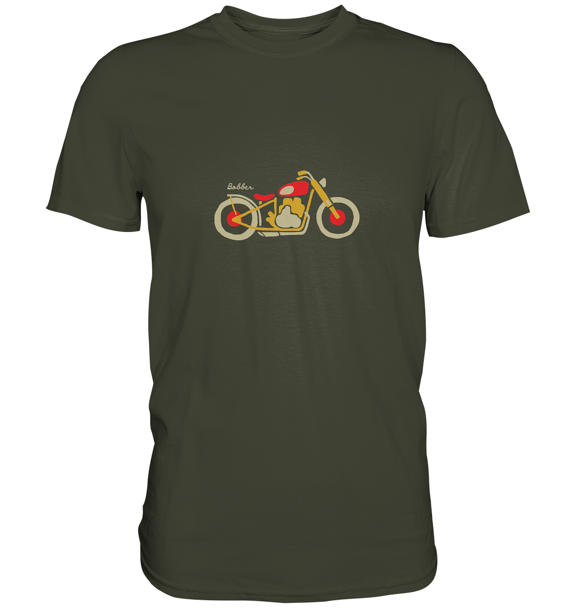 Retro Bike Motiv - Premium Unisex Shirt - mehrere Farben