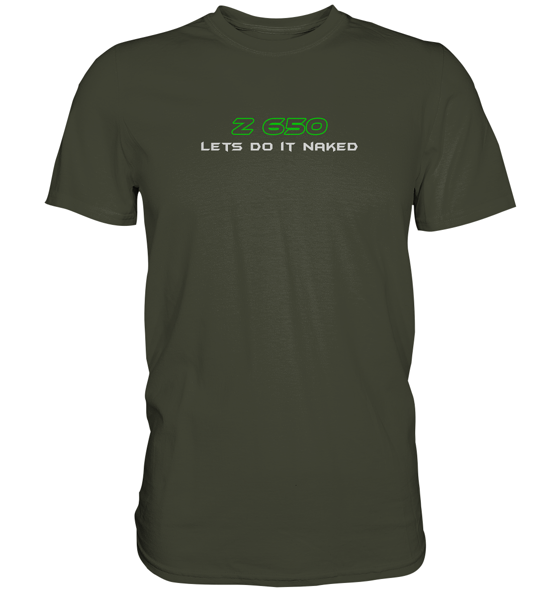 Z650 lets do it naked - Premium unisex Shirt
