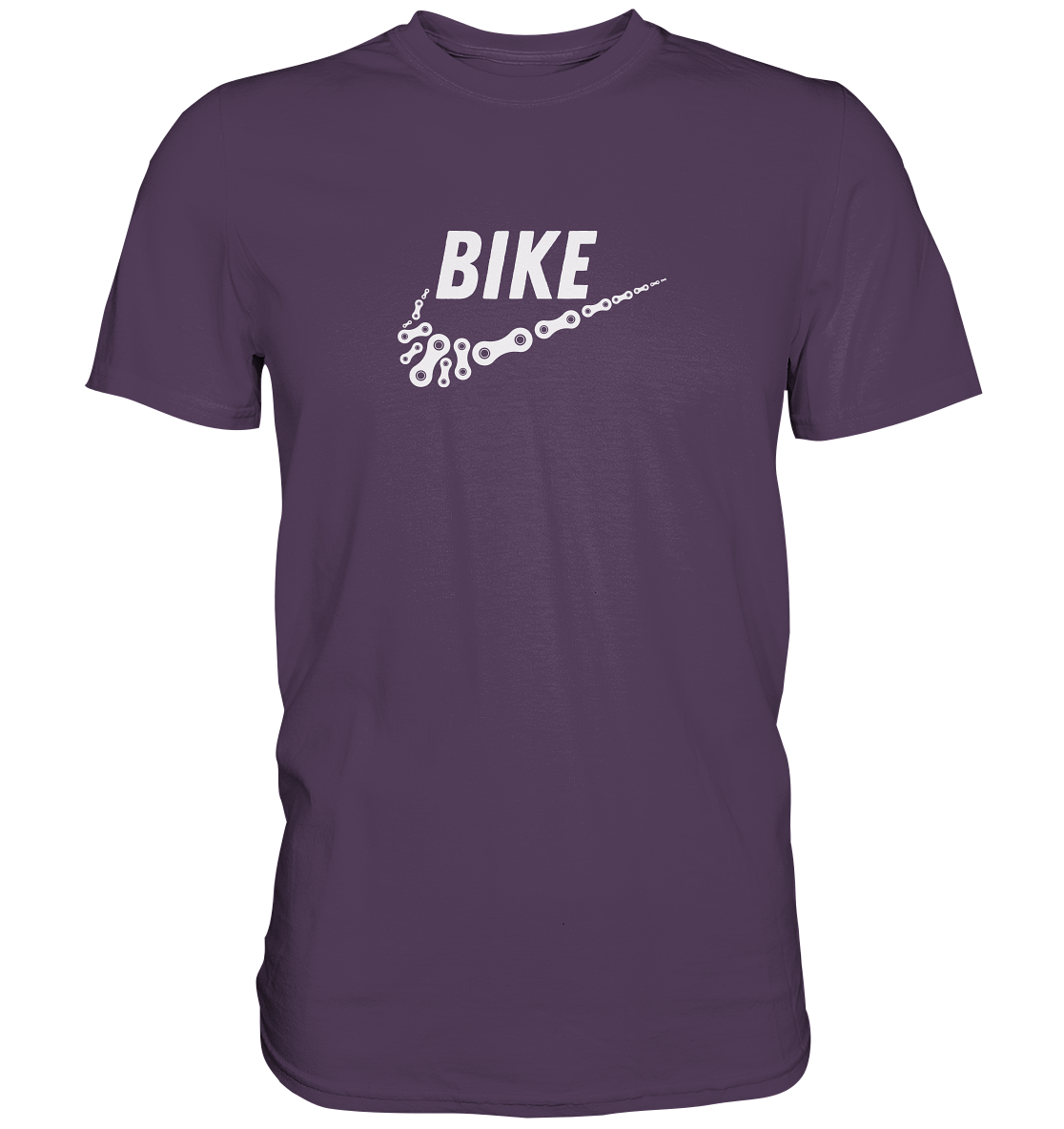 Stylisches Bike Motive mit Kette - Premium unisex Shirt