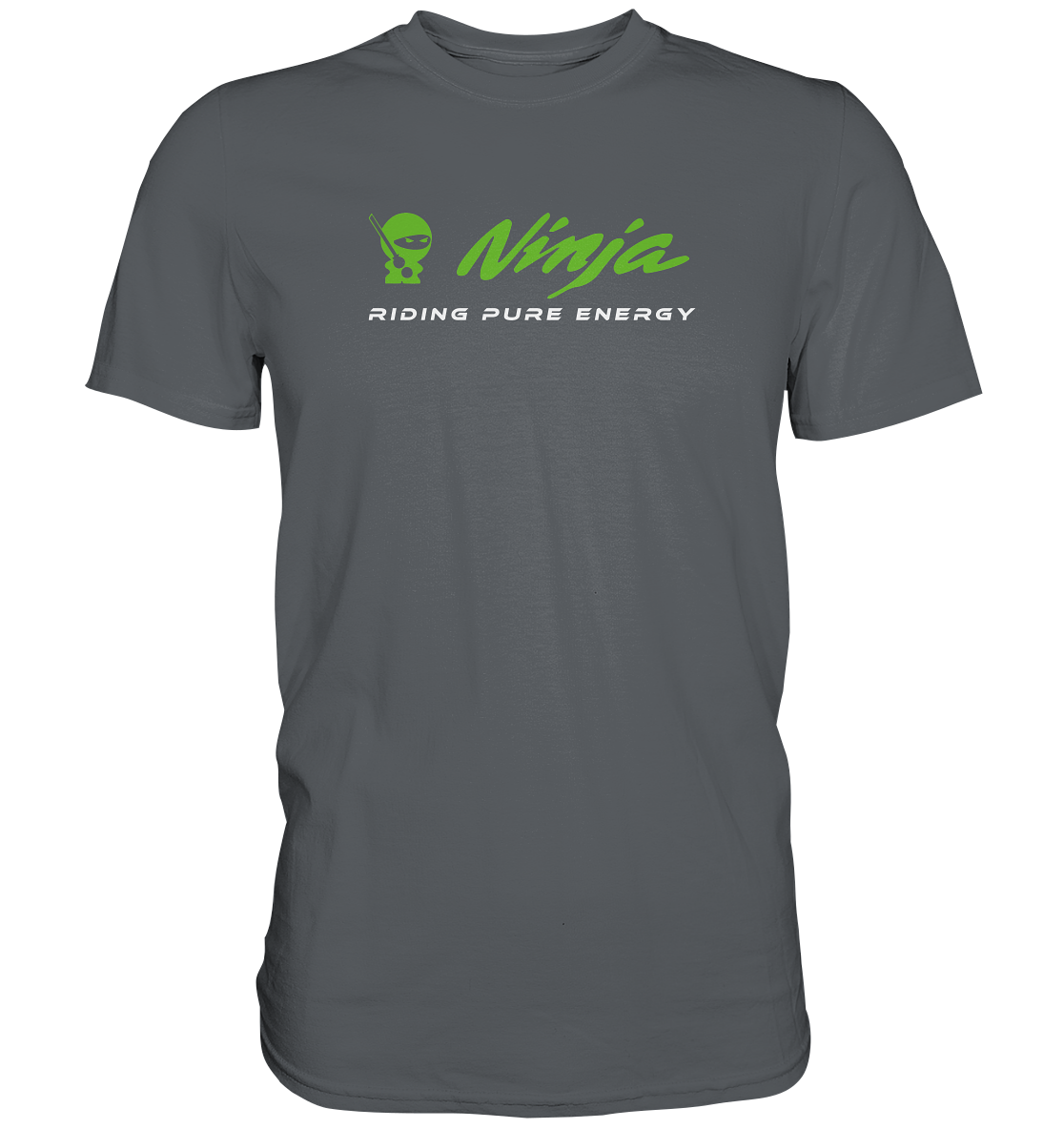 Ninja - riding pure energy - dunkle Shirtfarben - Premium unisex Shirt