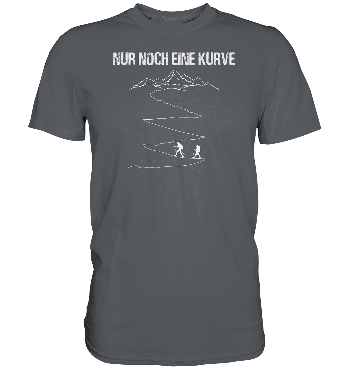 Nur noch eine Kurve - Premium unisex Shirt