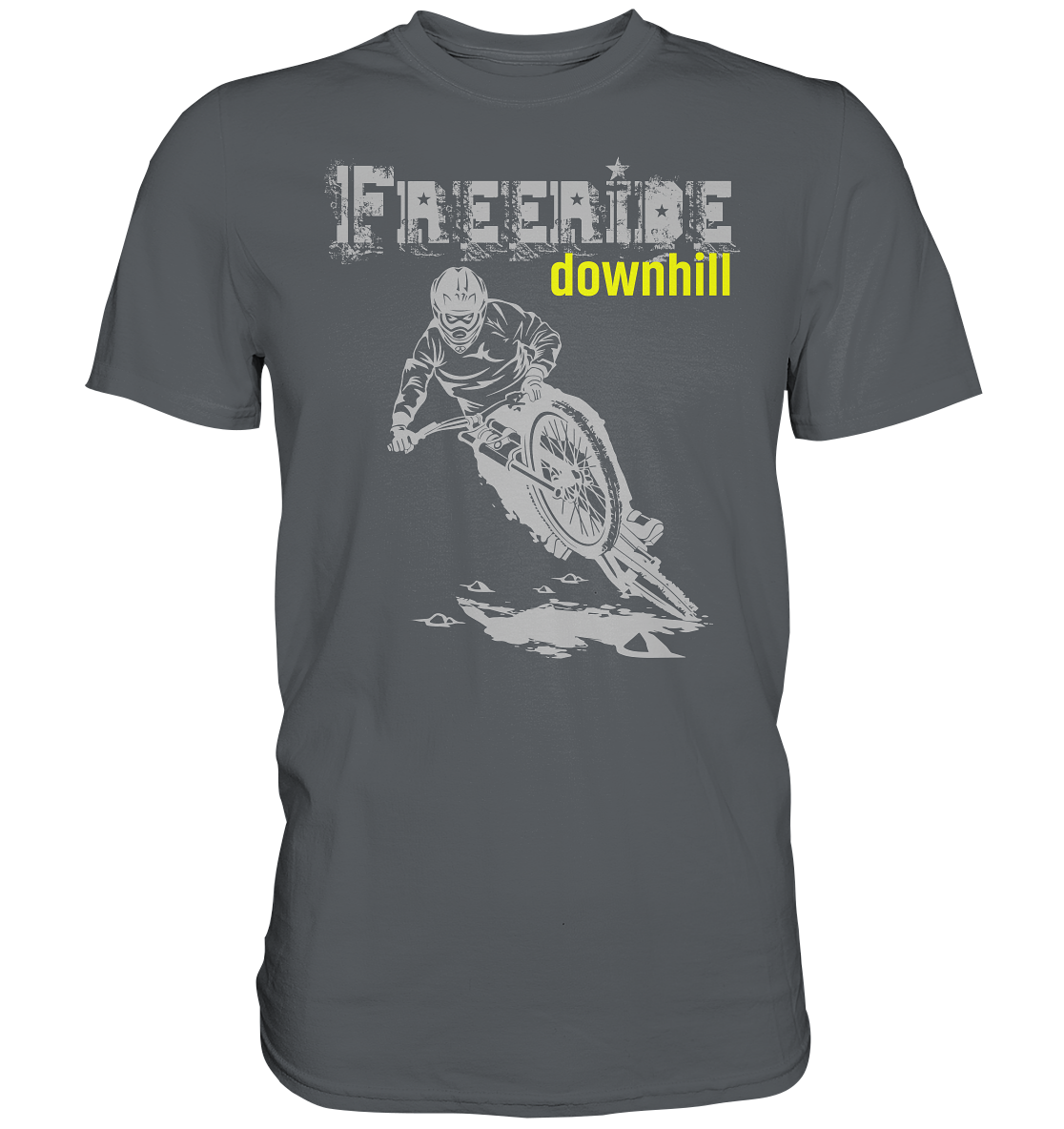Freeride downhill Bikershirt - Premium unisex Shirt