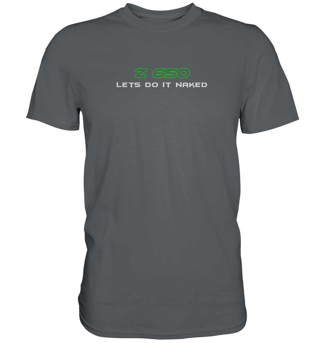 Z650 lets do it naked - Premium unisex Shirt