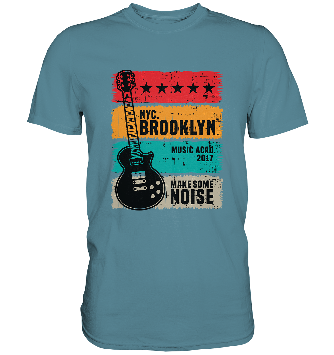 Brooklyn Guitar - Unisex Premium Shirt - mehrere Farben