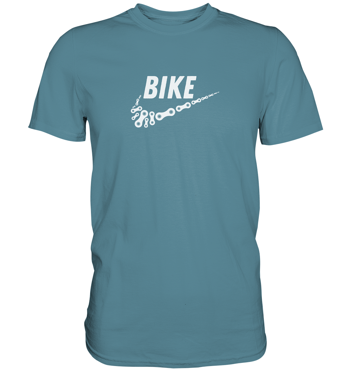 Stylisches Bike Motive mit Kette - Premium unisex Shirt