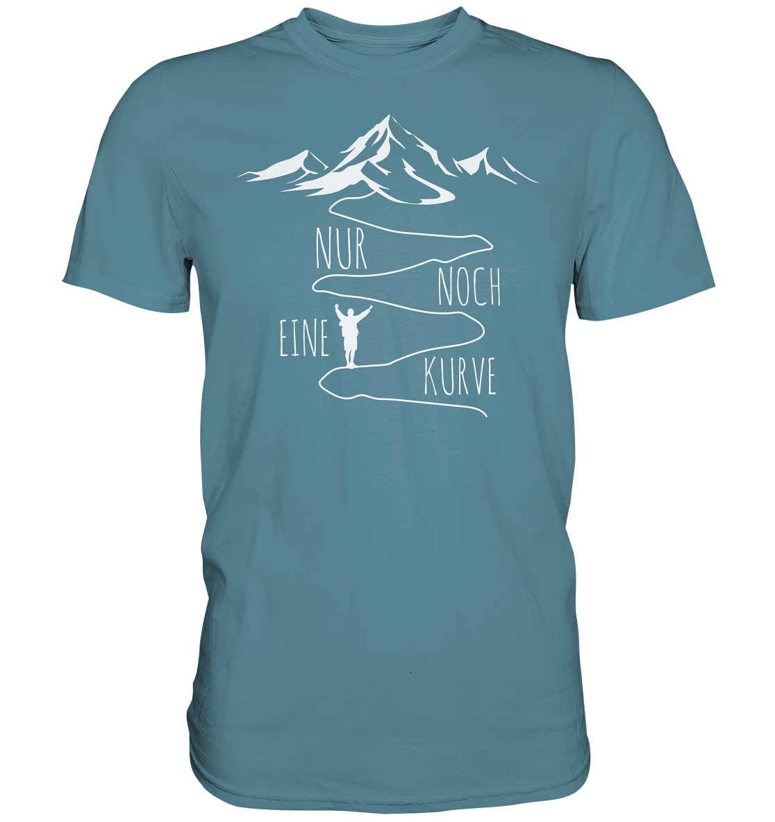Nur noch eine Kurve - Premium unisex Shirt