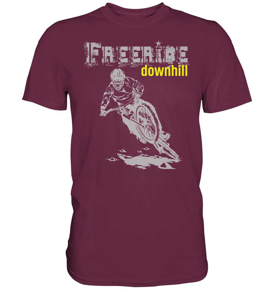 Freeride downhill Bikershirt - Premium unisex Shirt