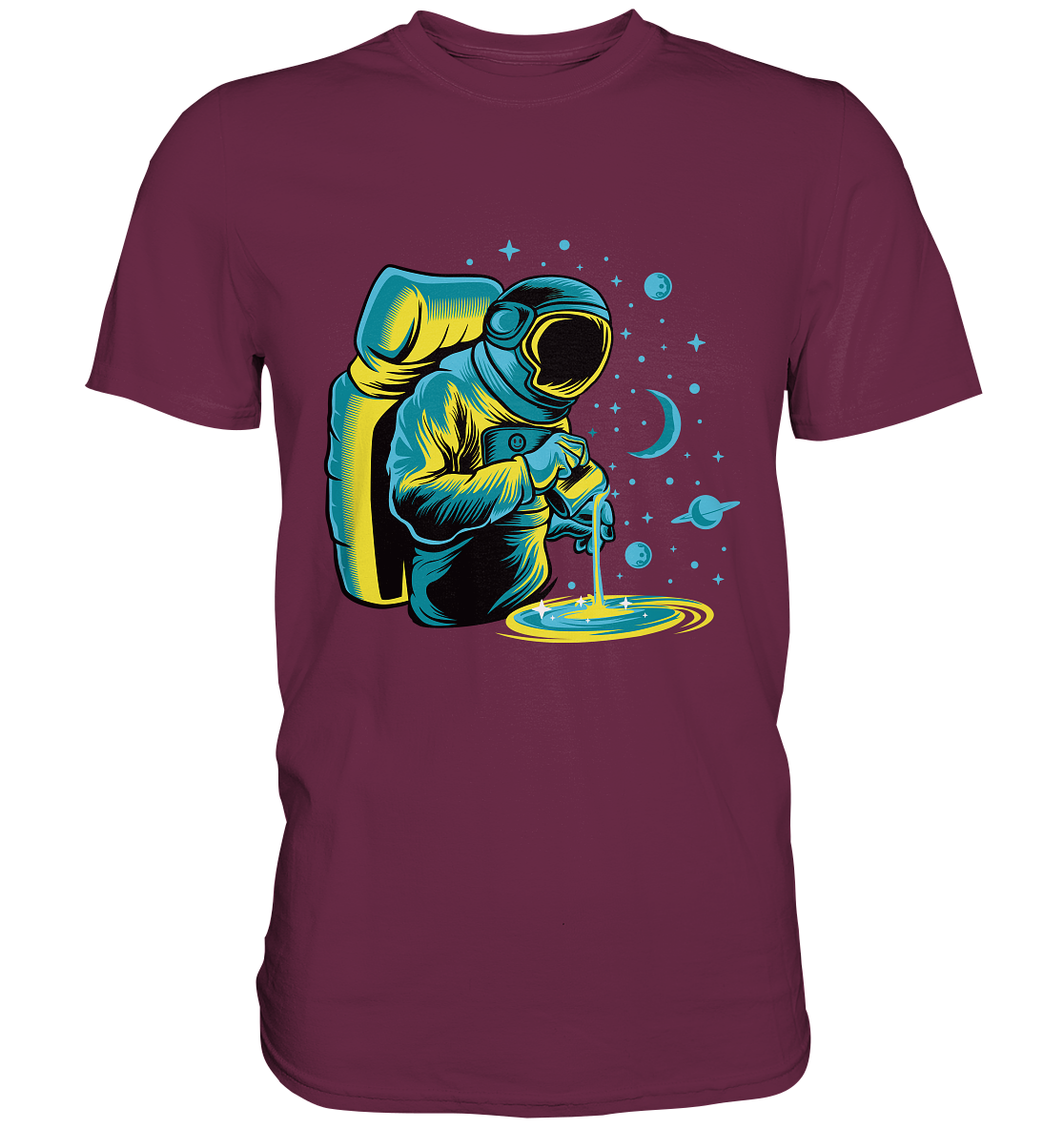 Space Barista - Unisex Premium Shirt - mehrere Farben