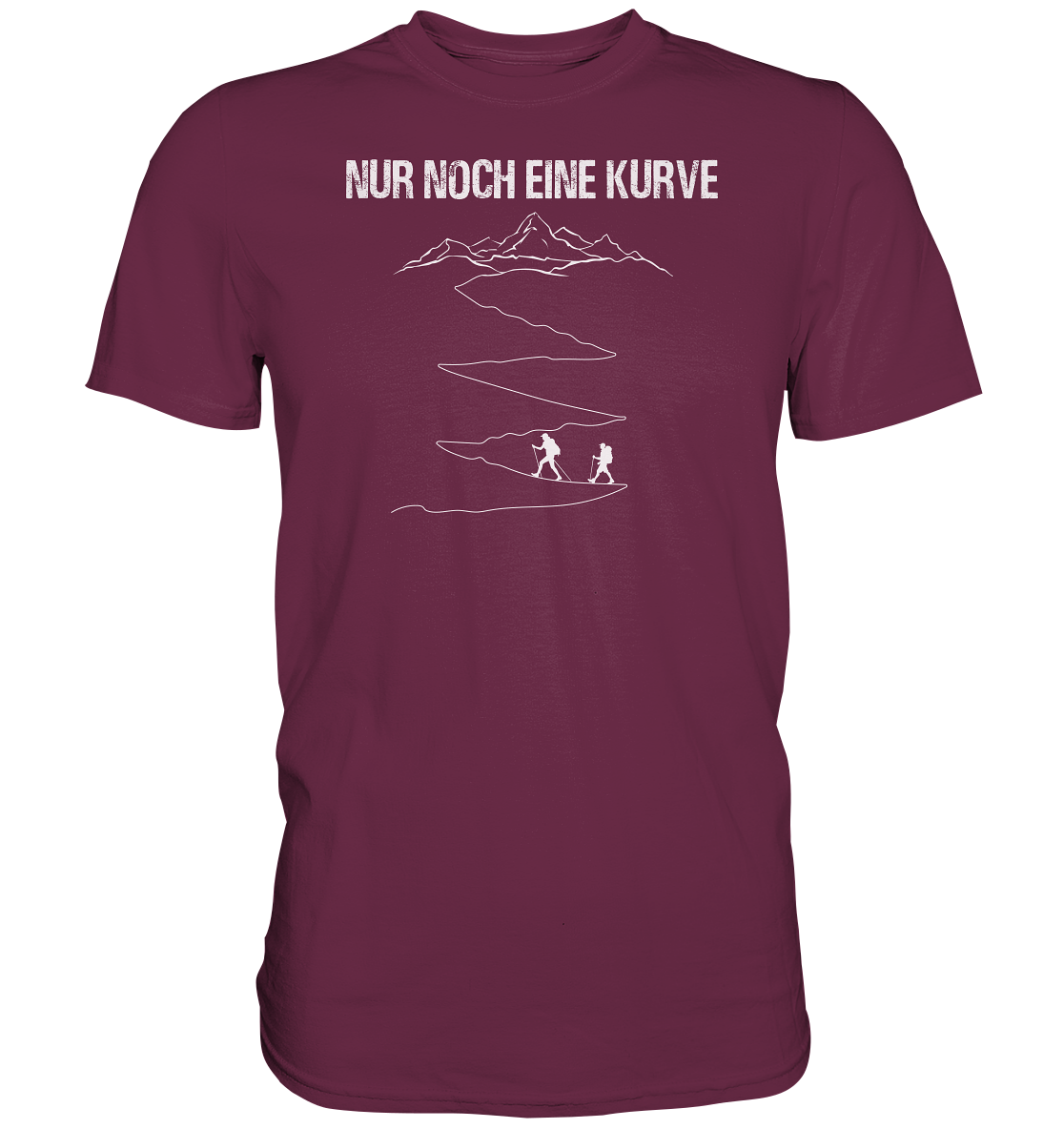 Nur noch eine Kurve - Premium unisex Shirt