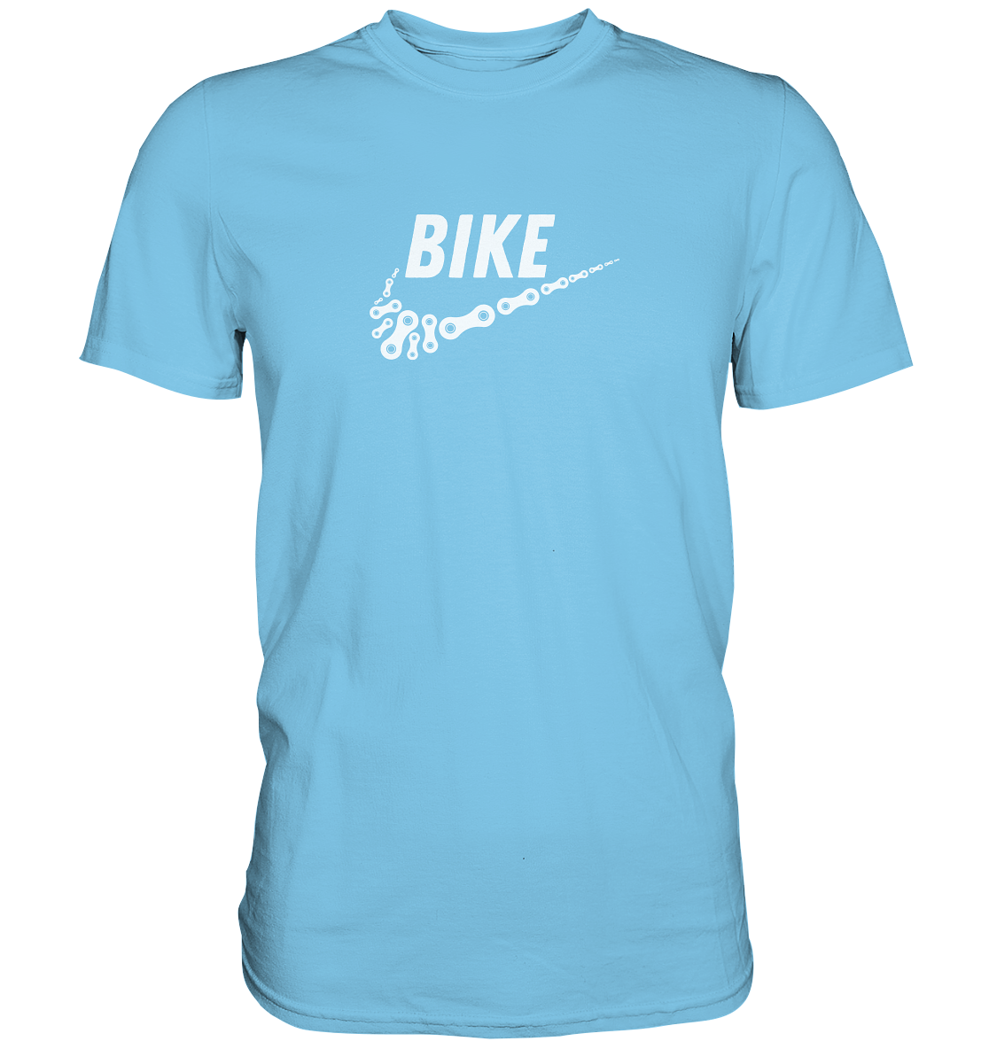 Stylisches Bike Motive mit Kette - Premium unisex Shirt