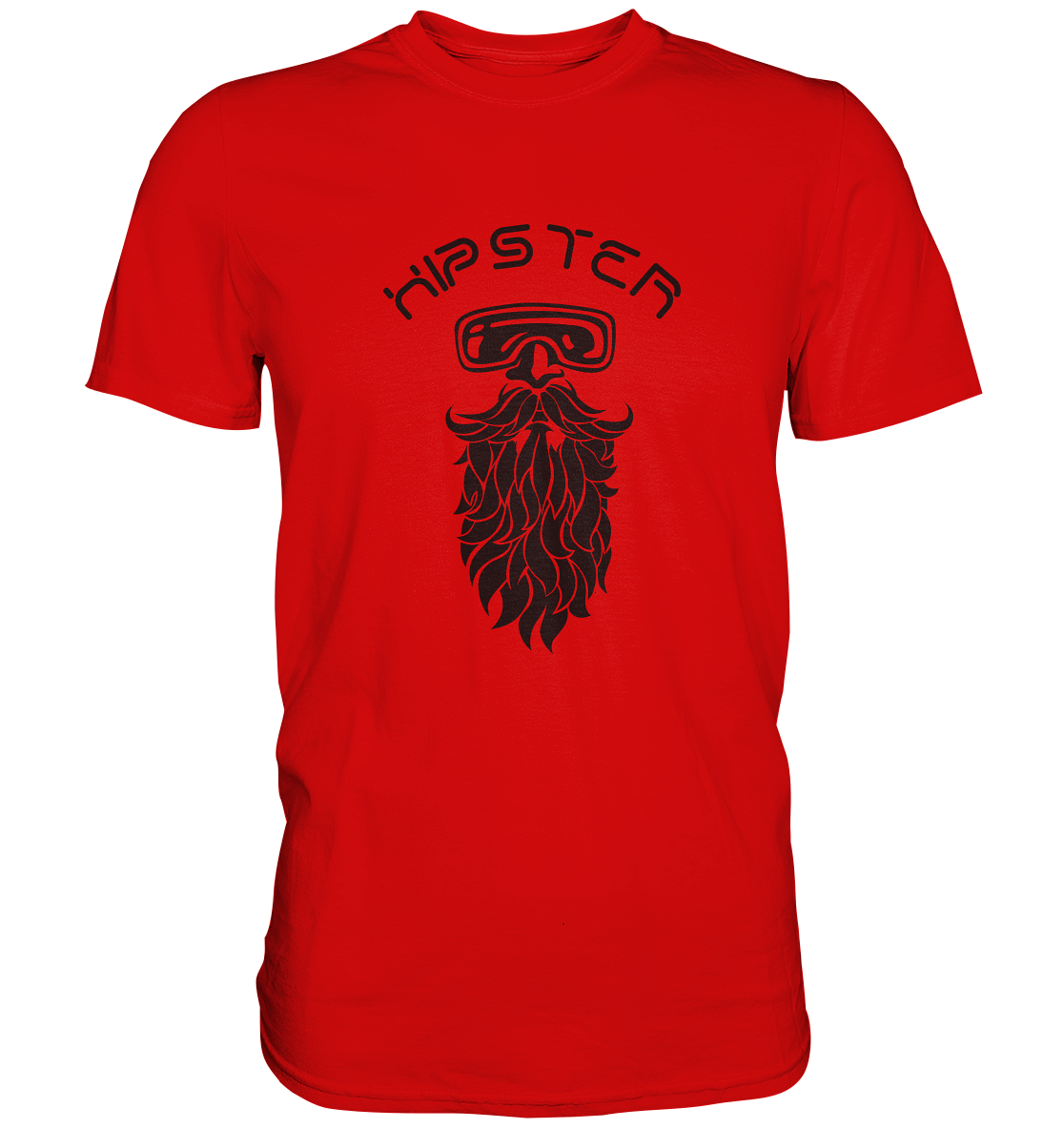 Hipster - Premium Unisex Shirt - mehrere Farben