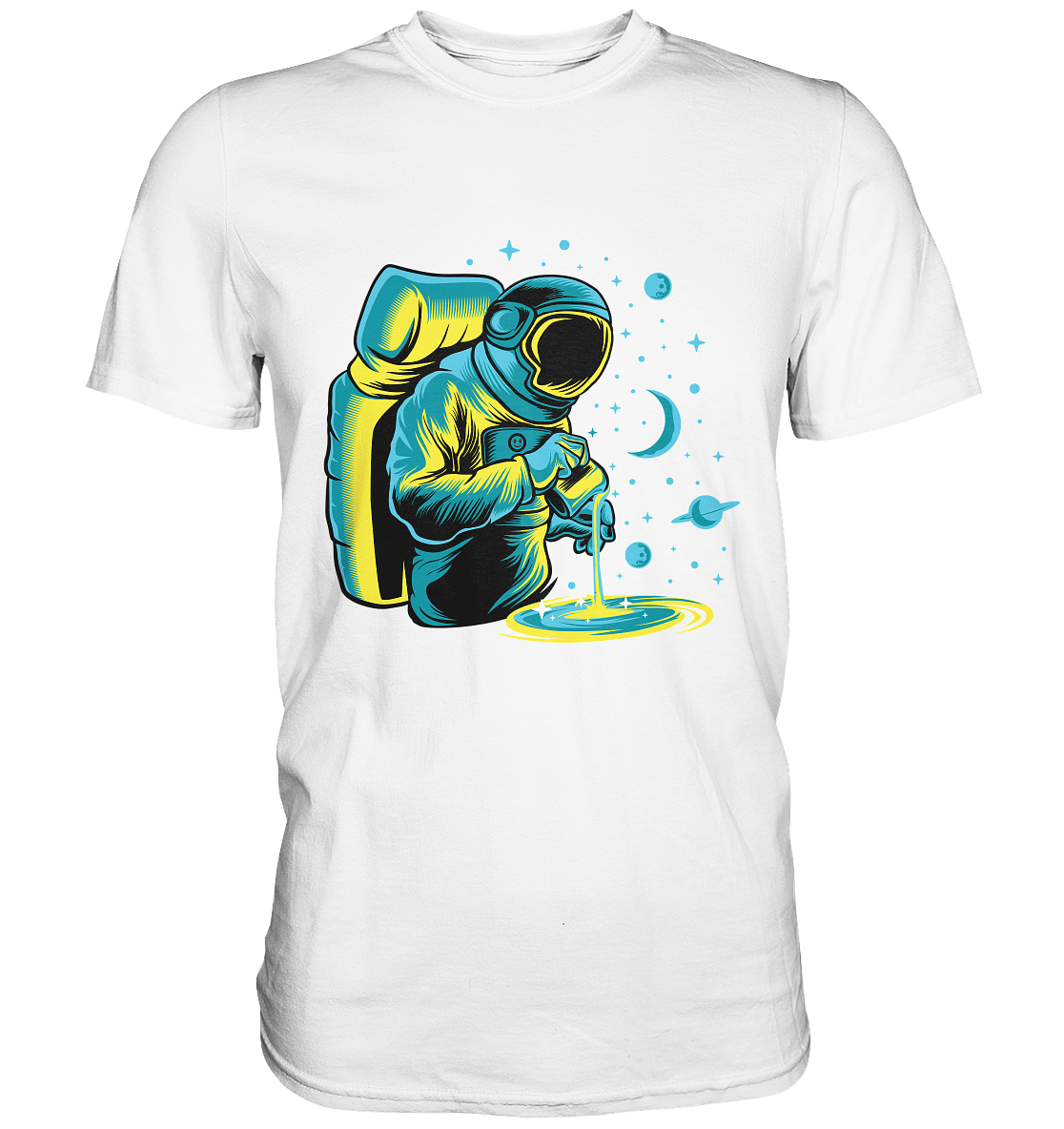 Space Barista - Unisex Premium Shirt - mehrere Farben