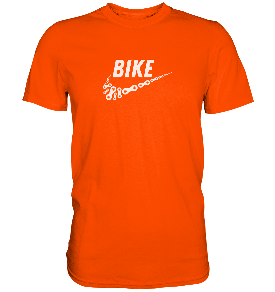 Stylisches Bike Motive mit Kette - Premium unisex Shirt