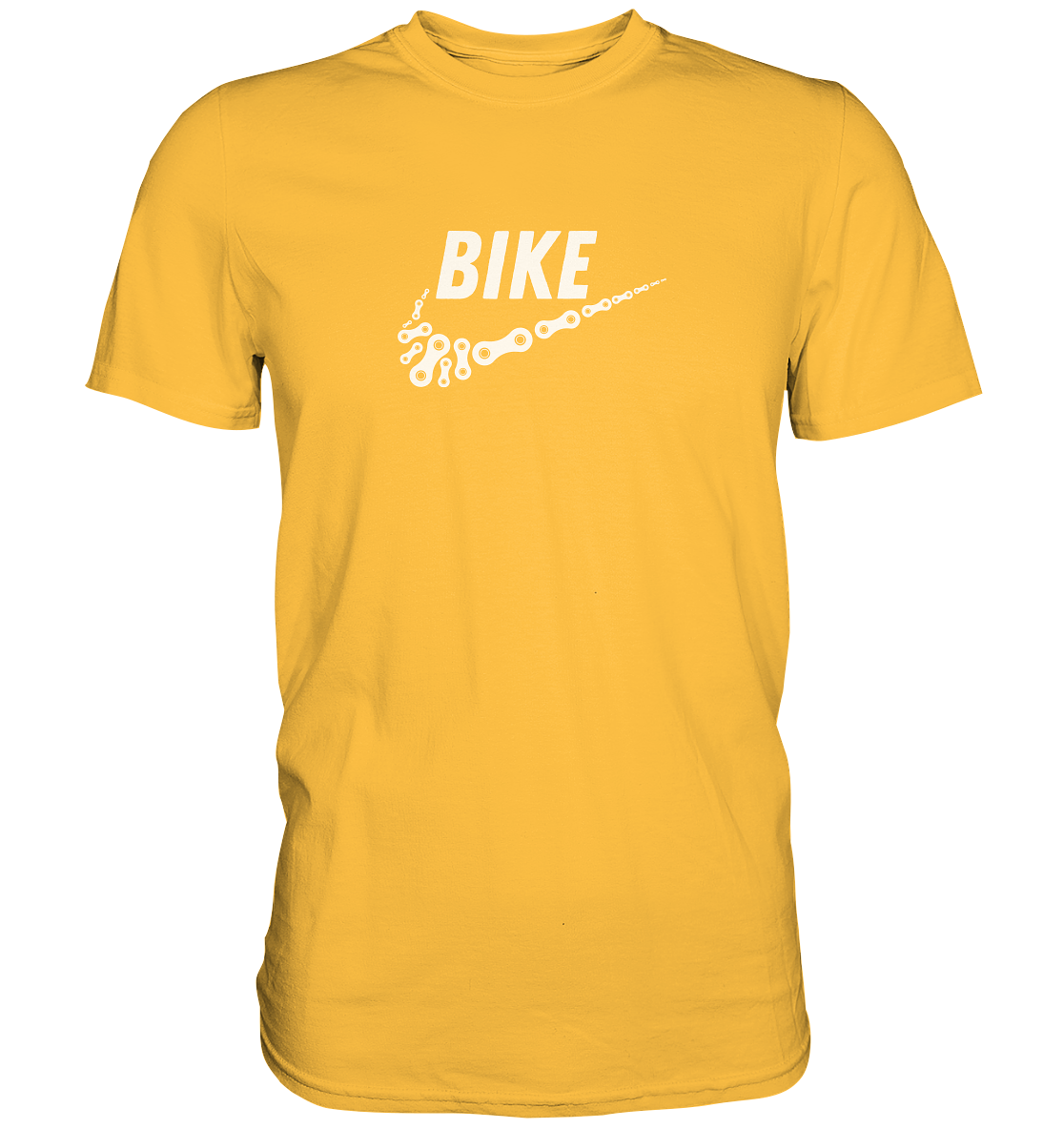 Stylisches Bike Motive mit Kette - Premium unisex Shirt