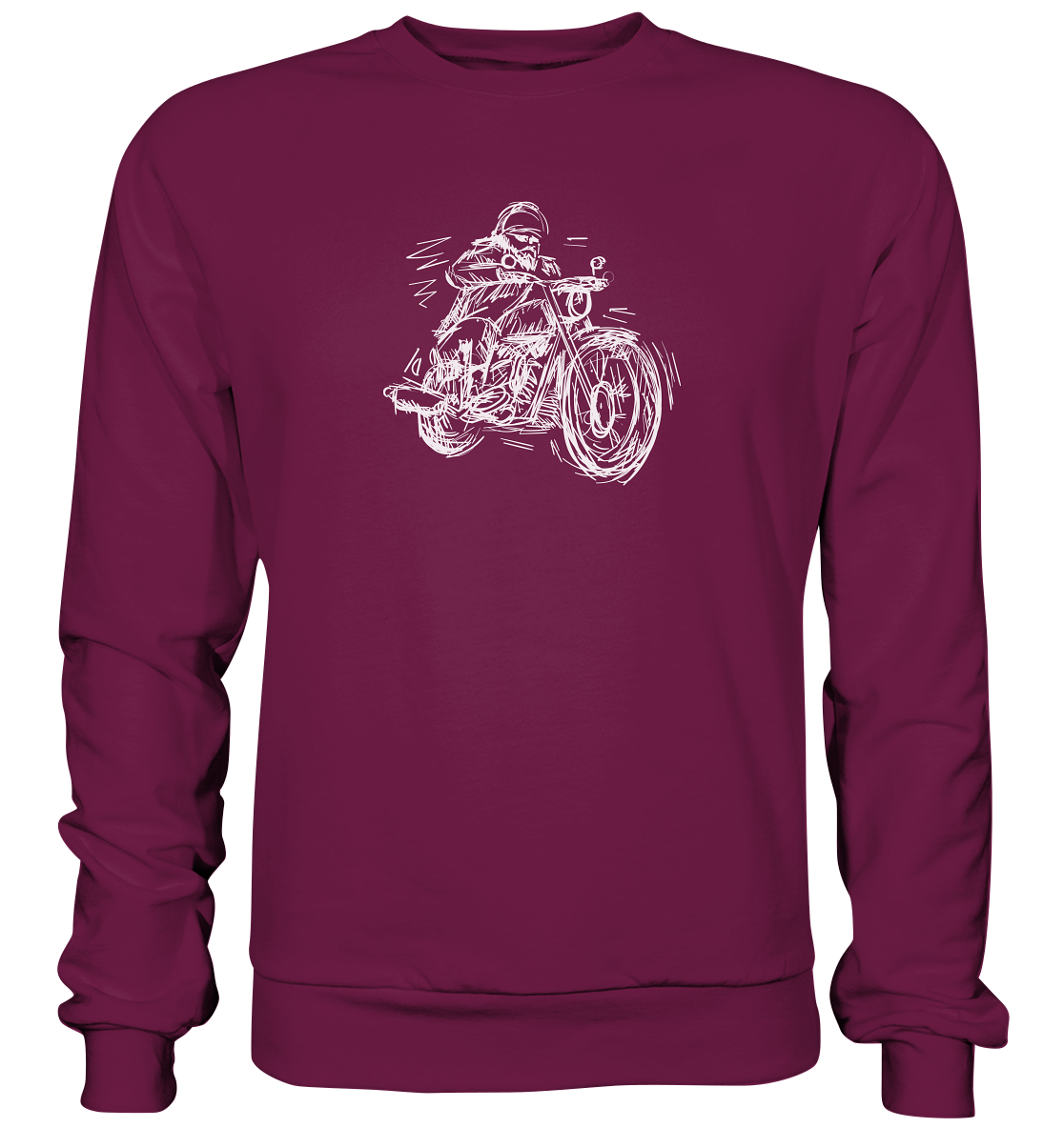 Stilisierter Biker - Premium unisex Sweatshirt
