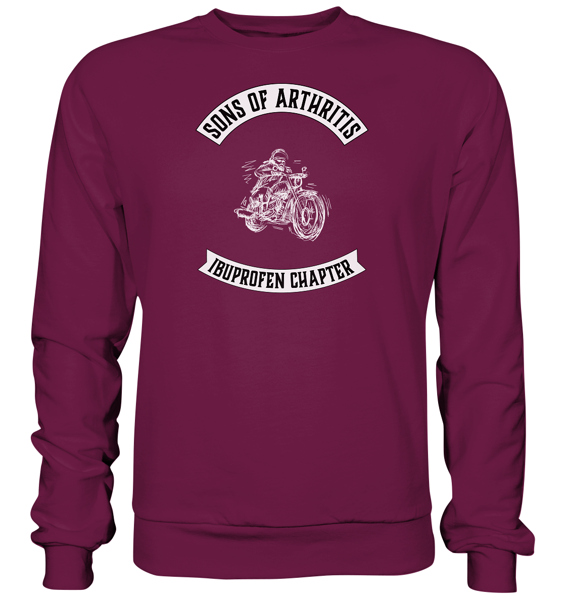 Sons of Arthritis. stlisierter Biker - Premium unisex Sweatshirt