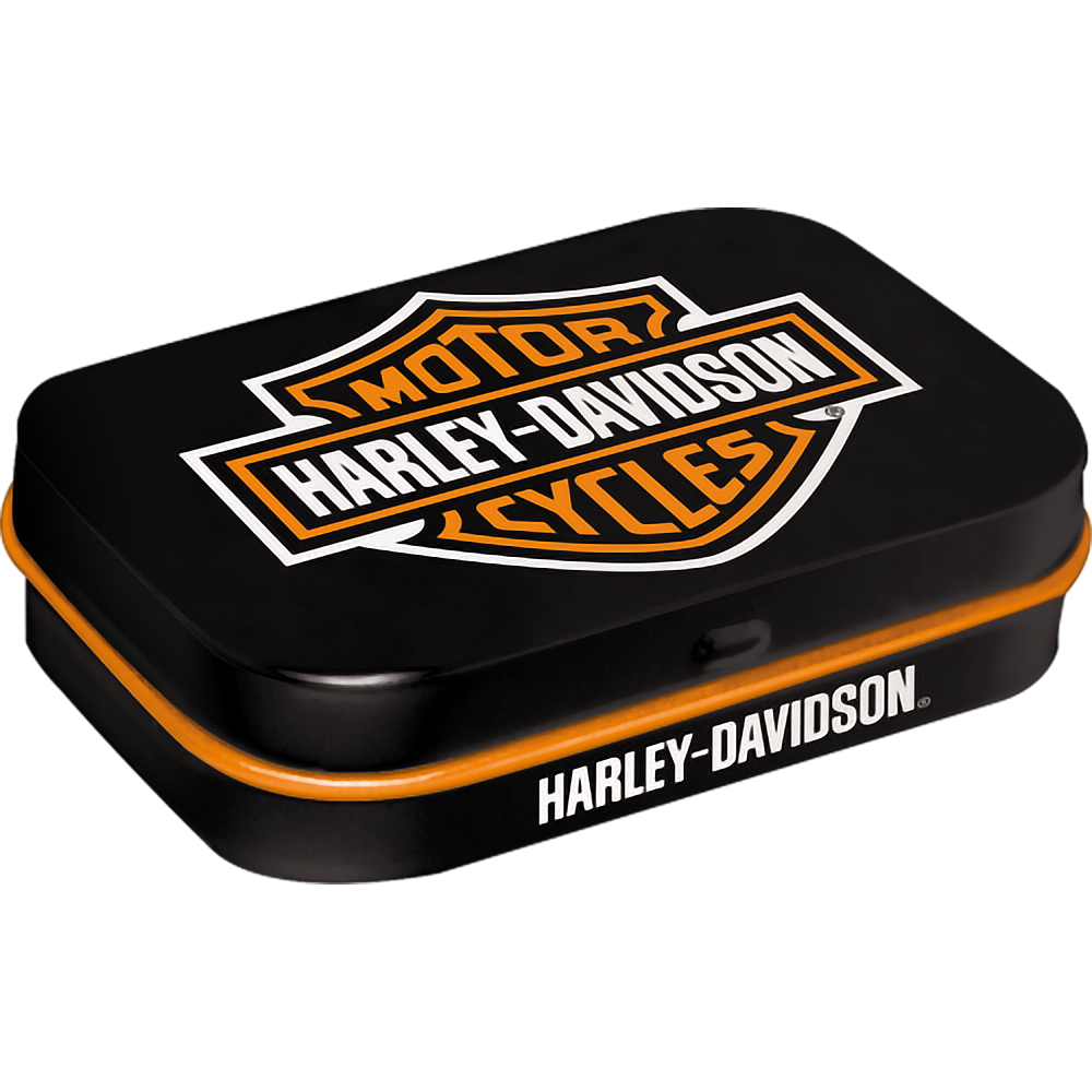 Pillendose - Harley Davidson mit Pfefferminz
