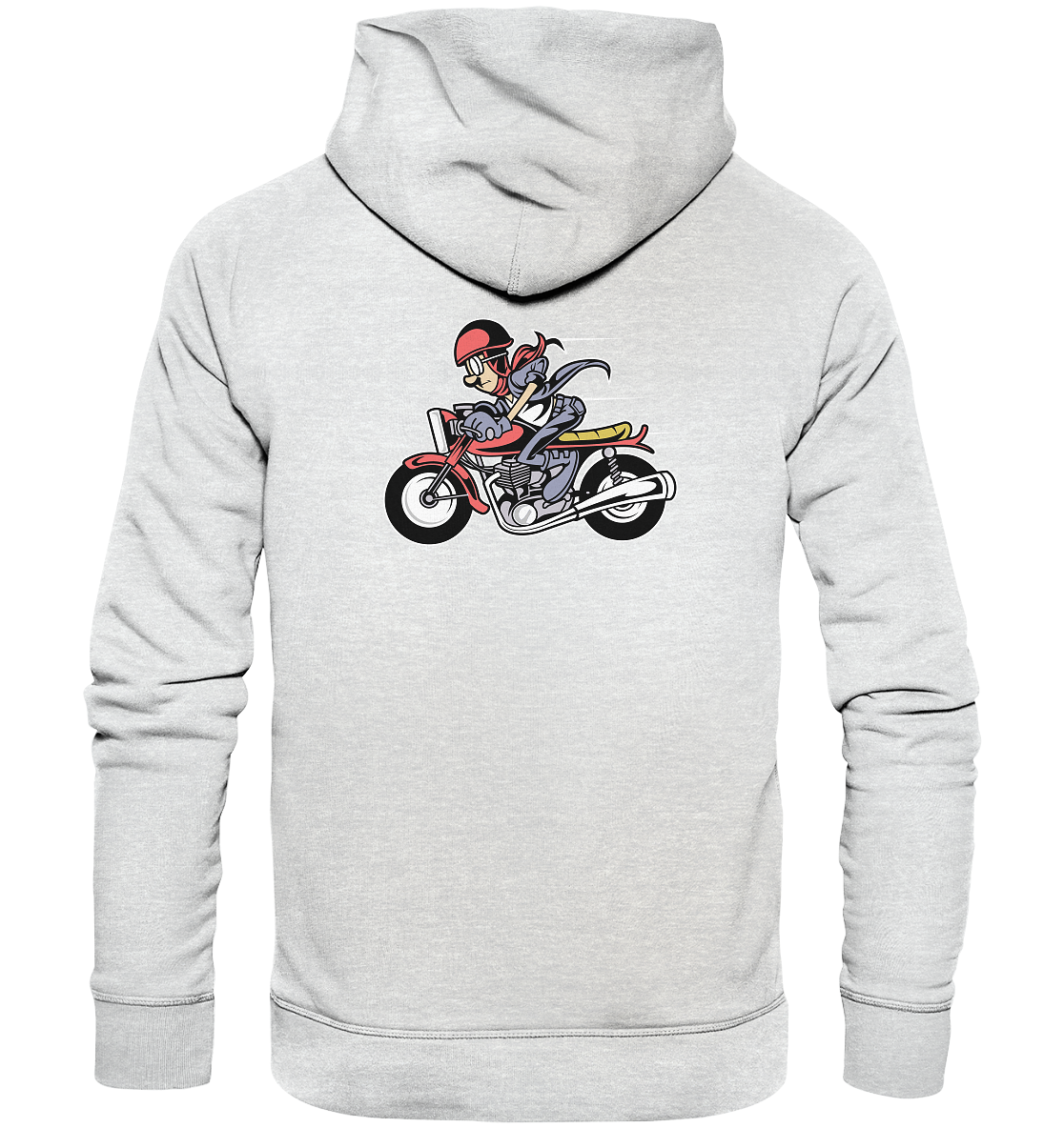 Comic Biker Motiv - Premium Unisex Hoodie