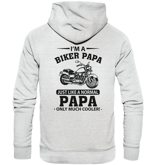 I'm a Biker Papa... - Premium Unisex Hoodie