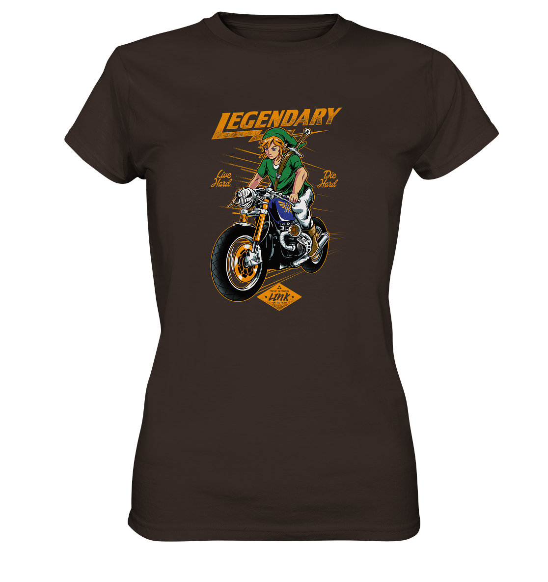 Motiv: Legendary Bikerlady - Ladies Premium Shirt - verschiedene Farben