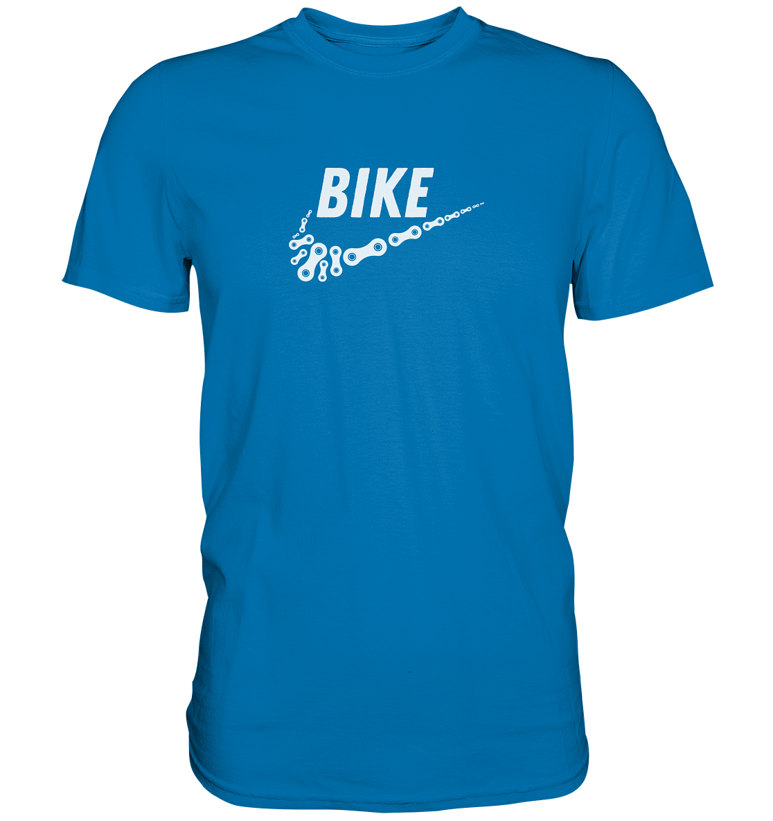 Stylisches Bike Motive mit Kette - Premium unisex Shirt