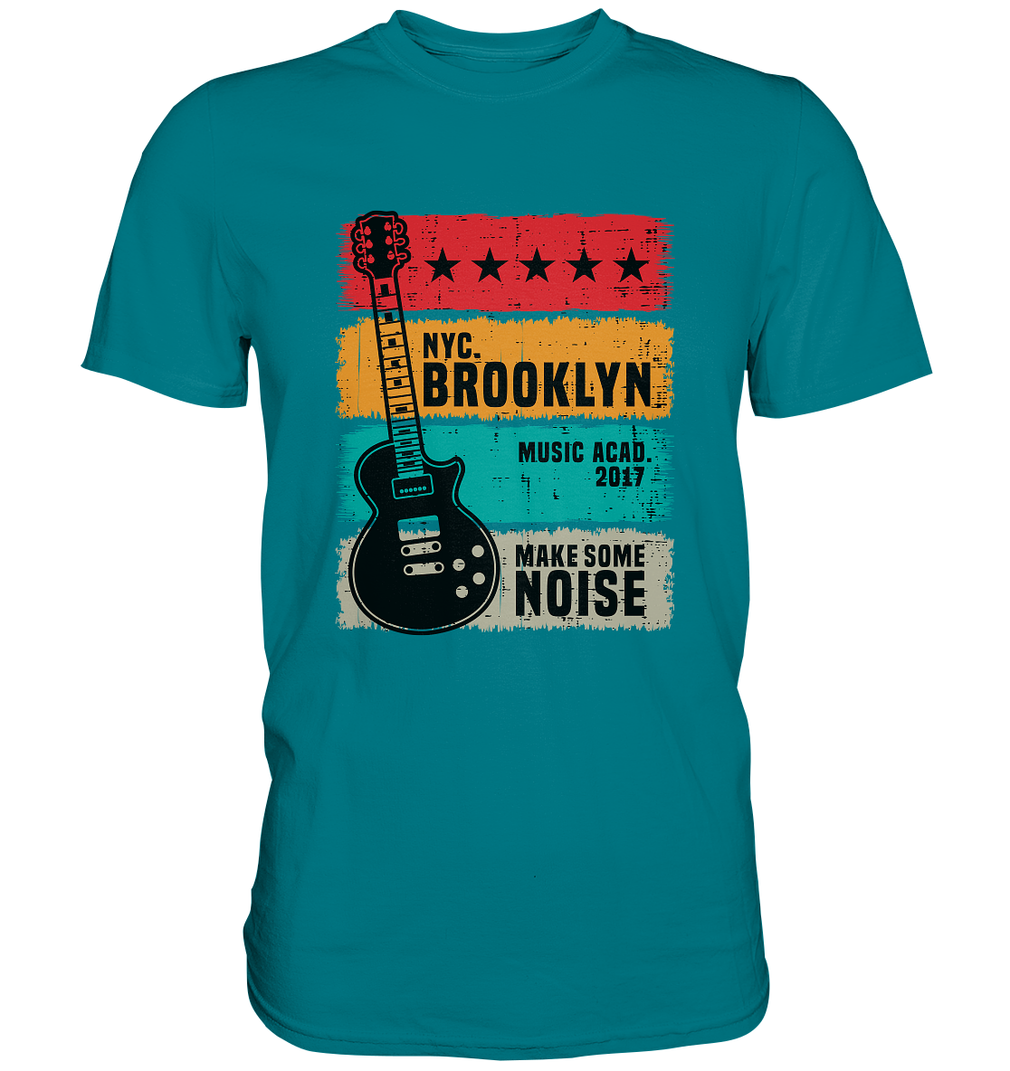 Brooklyn Guitar - Unisex Premium Shirt - mehrere Farben