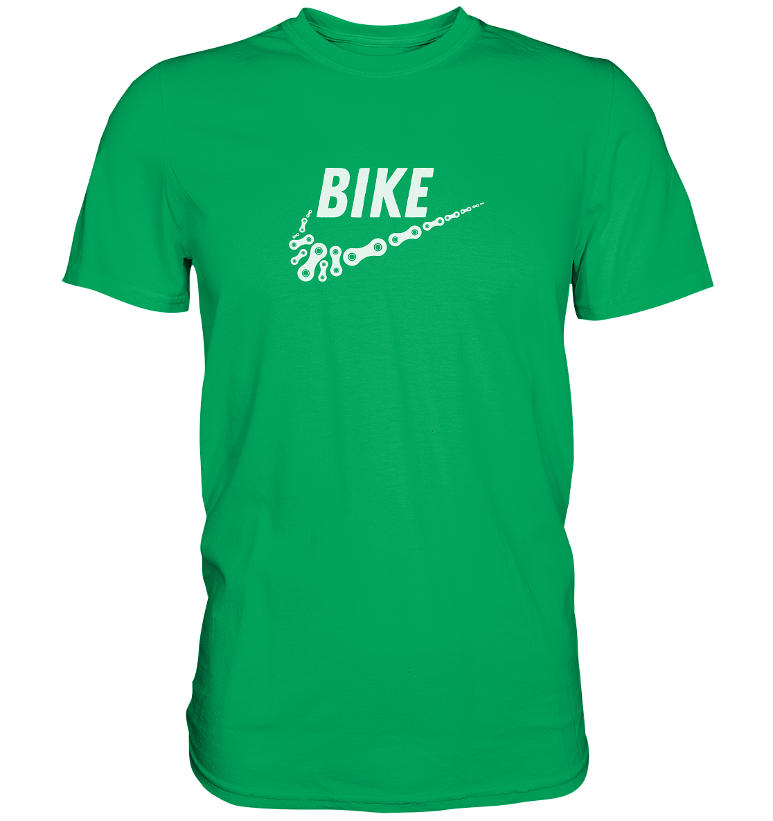 Stylisches Bike Motive mit Kette - Premium unisex Shirt