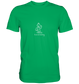 Bikercomic mit Kurvenkönig Schriftzug - Premium Unisex Shirt - mehrere Farben