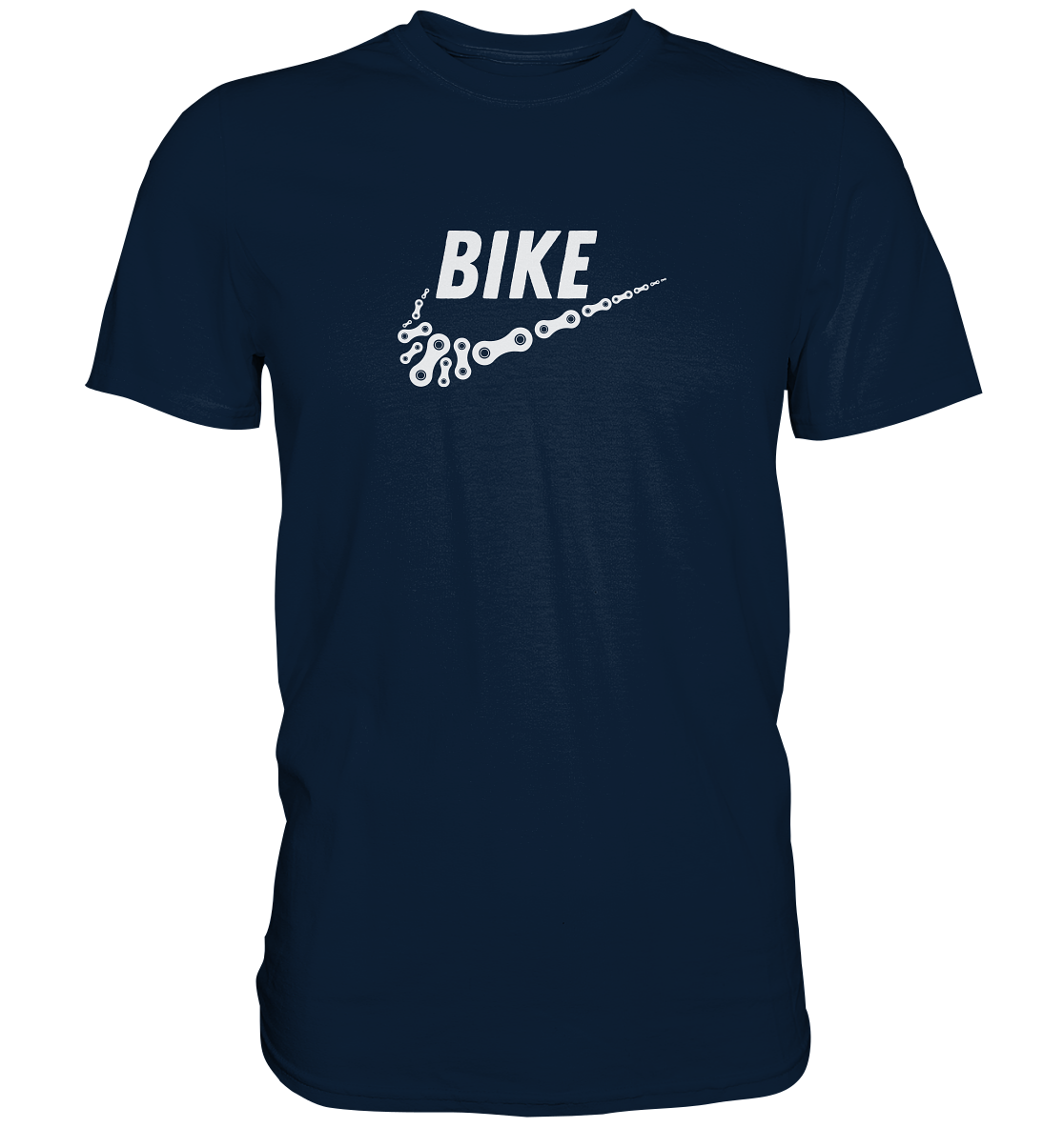 Stylisches Bike Motive mit Kette - Premium unisex Shirt