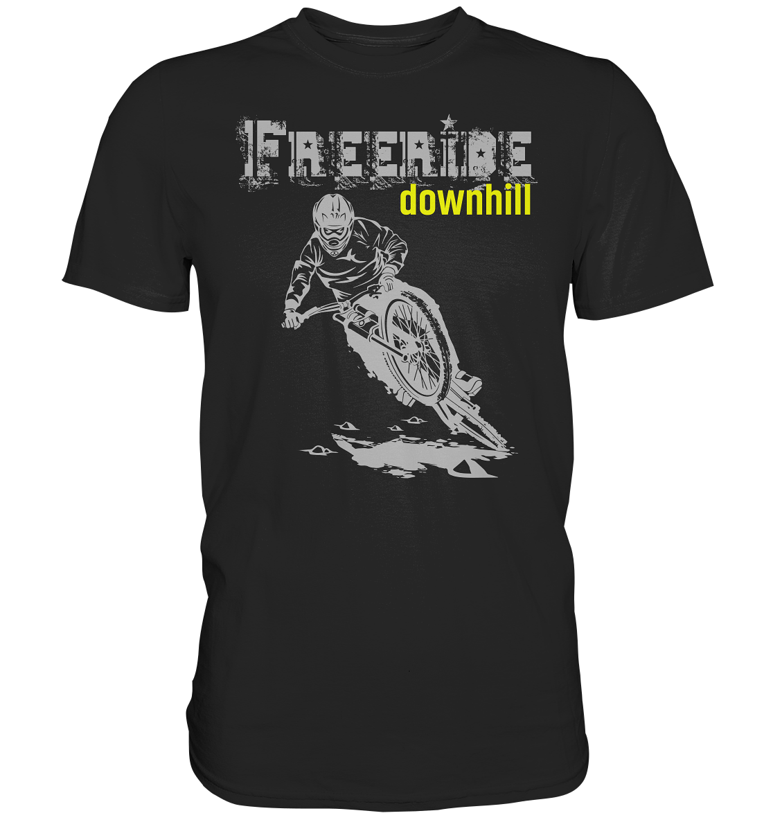 Freeride downhill Bikershirt - Premium unisex Shirt