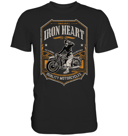 Iron heart vintage Motiv - Premium unisex Shirt