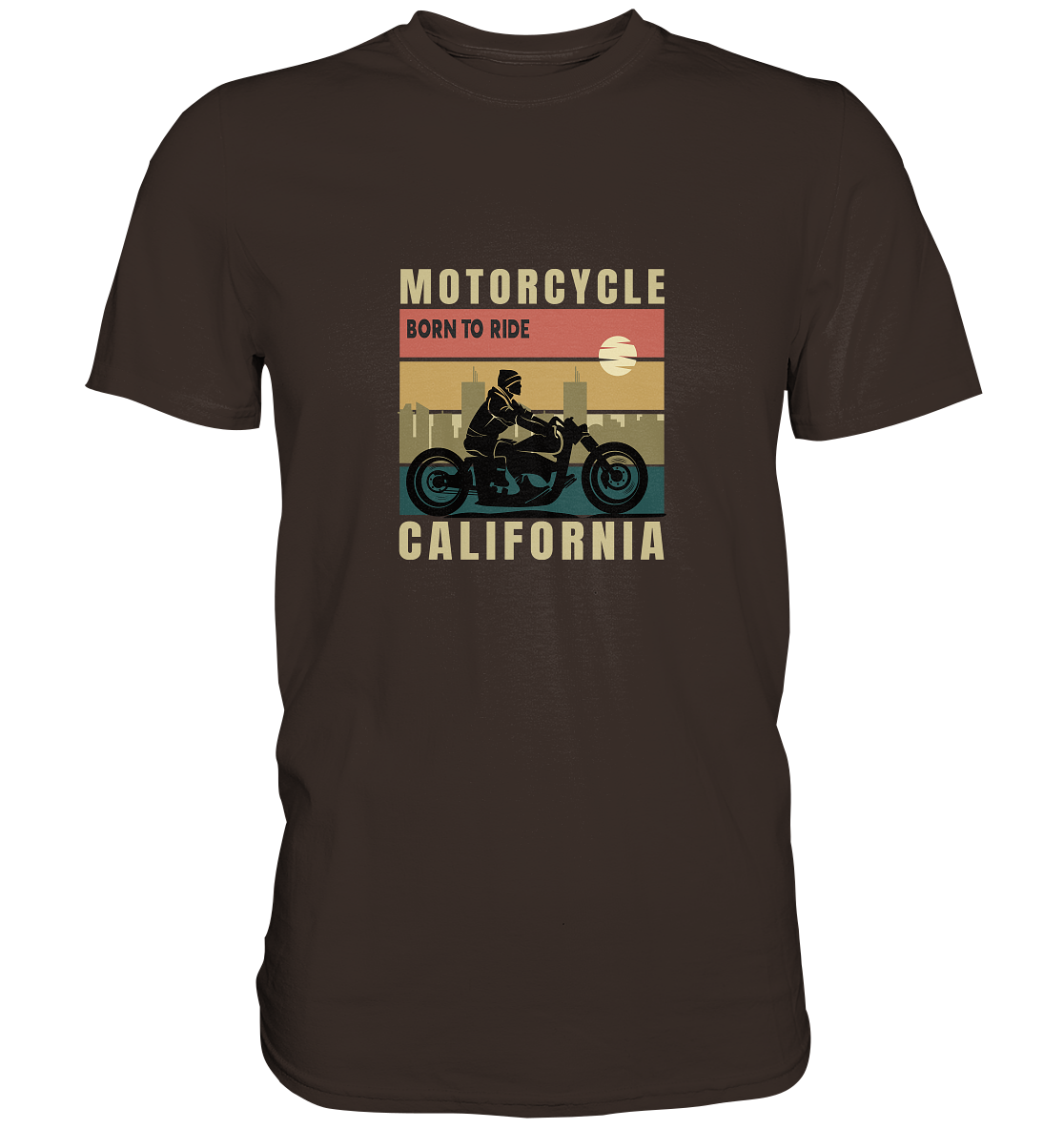 Motorcycle California - Born to ride - Premium Unisex Shirt