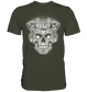 Totenkopf mit Zylinder - Premium unisex Shirt