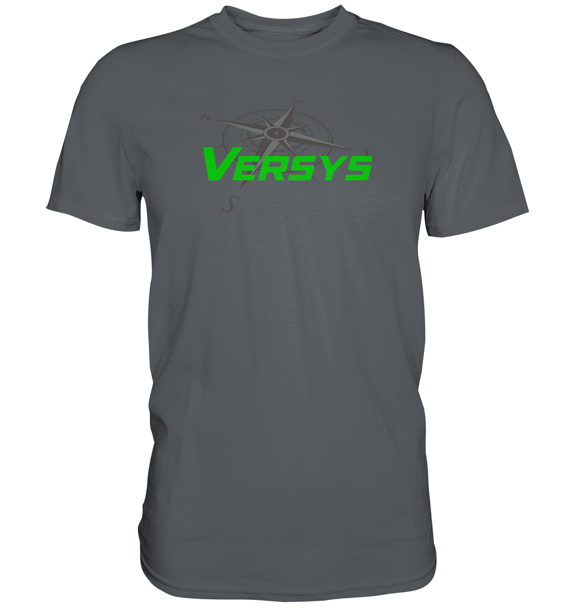 Versys mit Kompass - dunkle shirts - Premium unisex Shirt