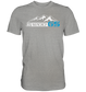 R1200GS mit Bergen und Schriftzug - Premium unisex Shirt